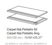 Ступень, Aparici, Carpet (Aparici), серо-коричневый, 50*100, CarpetVestigeNat.Peldano50*100