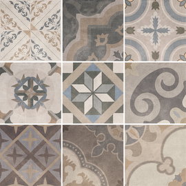 Глазурованный керамогранит, SANT'AGOSTINO, PATCHWORK, разноцветный, 20*20, PatchworkClass.Mix