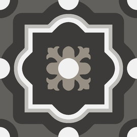 Глазурованный керамогранит, SANT'AGOSTINO, PATCHWORK, разноцветный, 20*20, PatchworkB&W04