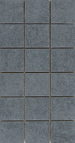 Мозаика, Asia Pacific, MATT (Asia Pacific Impex), Серый, 15*30, Mk.ObsidianFossil1530