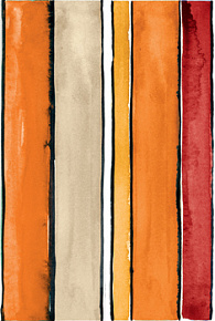 Декоративный элемент, IMOLA, Shades, разноцветный, 20*60, StripesSunMix