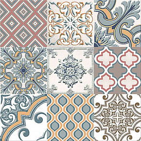 Керамическая плитка, AZORI, ECLIPSE, 33.3*33.3, Eclipse_Ornament_Floor