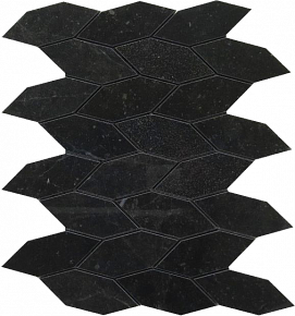 Мозаика, IMOLA, Genus, Черный, 32.45*34.95, Mk.LeafGnsgNlp