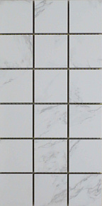 Мозаика, Laxveer Ceramic, Carving, Белый, 15*30, Mk.ArabescatoCarving1530