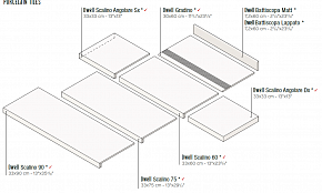 Ступень, AtlasConcorde, DWELL, 33*33, DwellBrownLeatherScalinoAngolareDX