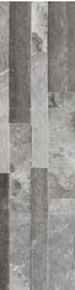Глазурованный керамогранит, RONDINE, TIFFANY 3D, Серый, 15*61, J87343_Grey