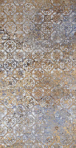 Глазурованный керамогранит, Aparici, Carpet (Aparici), серо-коричневый, 50*100, CarpetVestigeNat.Decor50X100