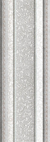 Декоративный элемент, MAYOLICA, ROYAL (MAYOLICA), Серый, 10*28, CenefaRoyalNatural