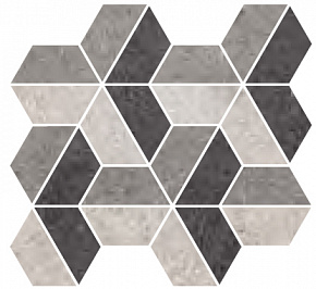 Глазурованный керамогранит, SANT'AGOSTINO, HIGHSTONE, Черный, 24*28, HexagonHighst.Dark