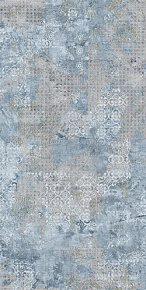 Глазурованный керамогранит, Aparici, RUG, Голубой, 49.75*99.55, RugBlueNat.50X100