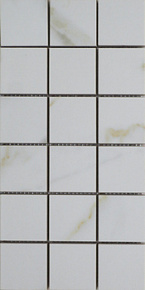 Мозаика, Keratile, Aston (KTL CERAMICAS), Белый, 15*30, Mk.AstonGold1530