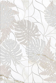 Декоративное панно, ElettoCeramica, CALACATTA, 48.4*70, CalacattaFernPanno