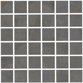 Мозаика, RONDINE, OXYD, Серый, 30*30, J88131_OxydGreyMosaicoRet