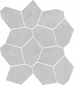 Мозаика, RONDINE, CONCRETE (RONDINE), Серый, 30*30, J88104_ConcreteLightGreyMosaicoPiramide