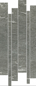 Глазурованный керамогранит, RONDINE, VALSERTAL STONE, Серый, 30*60, J89194_ValsertalStoneDarkGreyMuretto