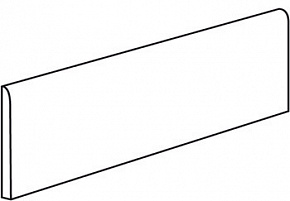 Плинтус (Плитка), LEONARDO, MOON (Leonardo 1502), Белый, 6*60, Moonbt60w