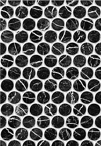 Керамическая плитка, Керамин, Помпеи, Черно-белый, 27.5*40, Помпеи1_Тип1