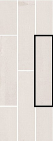Глазурованный керамогранит, SANT'AGOSTINO, RITUAL, Белый, 7.3*30, RitualbrickLight