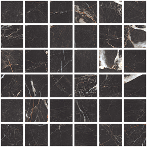 Мозаика, RONDINE, Canova (RONDINE), Черный, 30*30, J88573_CanovaEmperadorMosaico