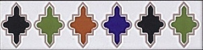 Декоративный элемент, MAINZU, Zocalo, разноцветный, 7*28, Calabrote-2