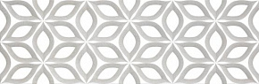 Керамическая плитка, SALONI, DECOR ACTION, Серый, 29.5*90, Rev.Petalos30X90Gris