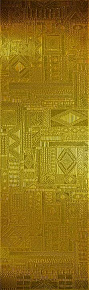 Декоративный элемент, Aparici, Glimpse (Aparici), золотой, 29.75*99.55, GlimpseGoldAnt29,75X99,55