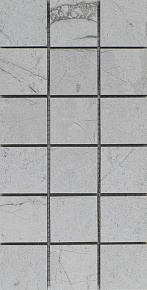 Мозаика, MEGA TILE, Matt (MEGA TILE), Серый, 15*30, Mk.Regal-SilverMat1530