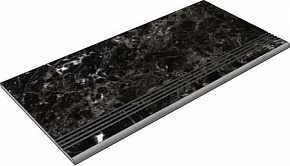 Ступень, MEGA TILE, High Glossy (MEGA TILE), Коричневый, 30*60, GBDarkEmperadorGlossy36_4